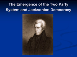 Jacksonian Democracy - Owen County Schools