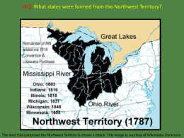 Land Belonging to the United States During the Confederation Era