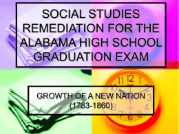 Chapter 4: "The Growth of a New Nation" PowerPoint