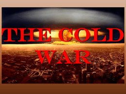 The Cold War - Cobb Learning