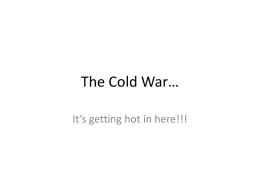 Hot Conflicts of the Cold War