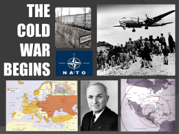 THE COLD WAR - Fort Bend ISD