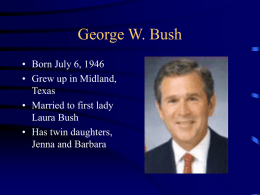 George W. Bush - Valdosta State University
