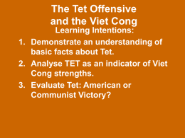 The Tet Offensive PowerPoint Plan