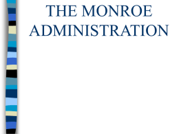 Monroe Administration