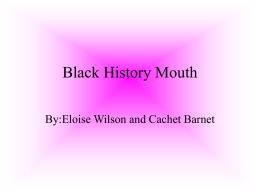 Black History Mouth