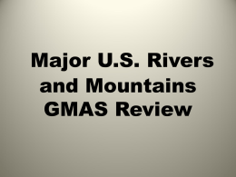 Major Rivers and Mountains GMAS