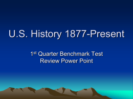 U.S. History 1877