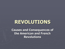 Revolutions-Causes and Consequences PPT