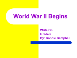 WWII_Writing_Activity