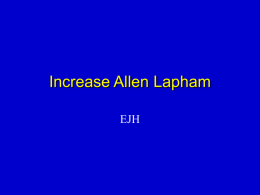 Increase Lapham