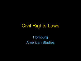 Civil Rights Laws - Spokane Public Schools