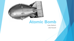 Atomic Bomb - Cody Deklerk
