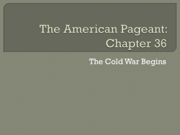 The American Pageant: Chapter 37