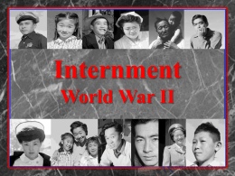 Japanese Internment World War II