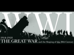 The U.S. Enters World War I