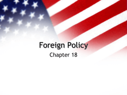 A Brief History of US Foreign Policy