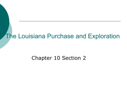 The Louisiana Purchase and Exploration_1