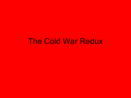 The Cold War Redux