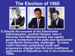 The Election of 1960