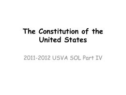 The Constitution of the United States