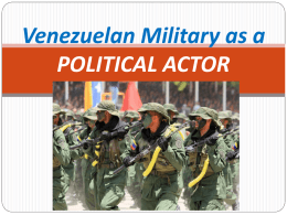 military as a political actor