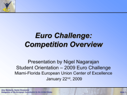 Euro Challenge: Competition Overview - Miami