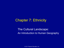 Ch 7 Ethnicity