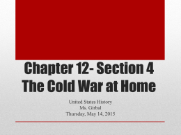 Chapter 12- Section 4