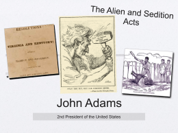 John Adams Presidency