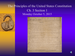 Principles of Constitution
