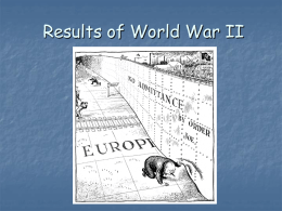 Results of WWII Presentation and Reading
