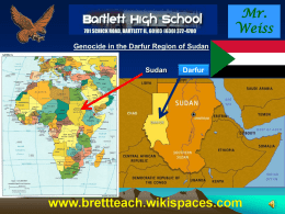 Darfur - Sudan Genocide-IR