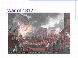 War of 1812 - district87.org