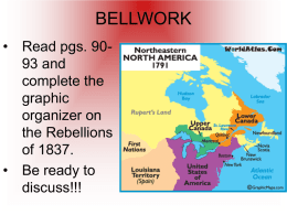 Rebellions of 1837