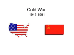 Cold War ppt.