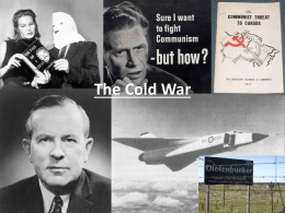 The Cold War - ECI Summer School 2014