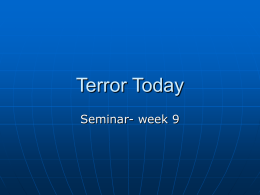 Seminar- week 7