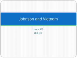 Johnson and Vietnam