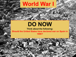 Causes of WWI – MANIA!