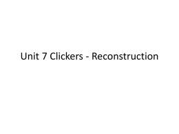 Unit 7 CA Clickers