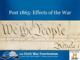 Effects of the War PPT