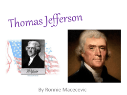 Thomas Jefferson - Team Lewis Wikispace