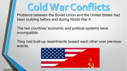 cold war conflictsx