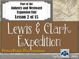 2 Industry and Westward Expansion Lewis and Clark