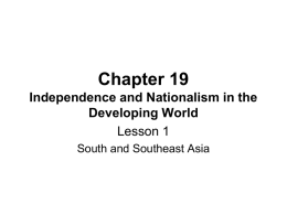 Chapter 13 Challenge and Transition in East Asia