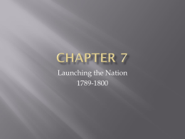 Chapter 7 - Launching the Nation