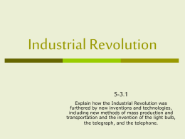 Industrial Revolution5.3.1