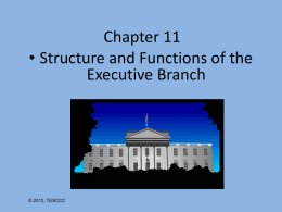 The President`s Cabinet PowerPoint