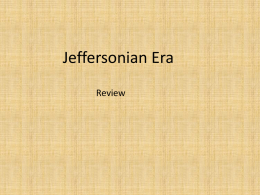 Jefferson pptx. review